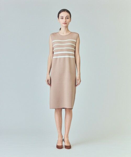 GRACE CONTINENTAL / グレースコンチネンタル ロング・マキシ丈ワンピース | ボーダーパールワンピース | 詳細3