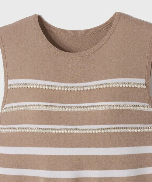 GRACE CONTINENTAL / グレースコンチネンタル ロング・マキシ丈ワンピース | ボーダーパールワンピース | 詳細8