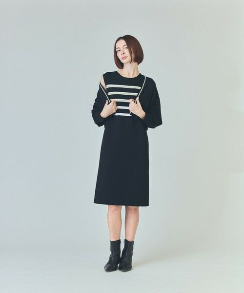 GRACE CONTINENTAL / グレースコンチネンタル ロング・マキシ丈ワンピース | ボーダーパールワンピース | 詳細13