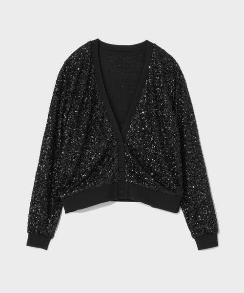 GRACE CONTINENTAL / グレースコンチネンタル カーディガン・ボレロ | スパンコールニットカーディガン | 詳細18