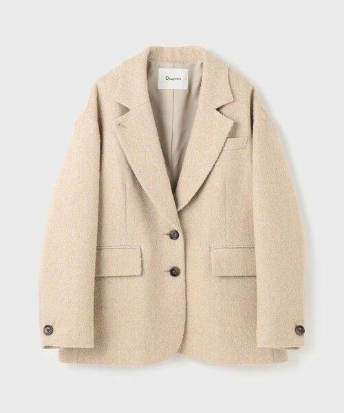 GRACE CONTINENTAL / グレースコンチネンタル テーラードジャケット | ヘリンボーンツイードジャケット | 詳細11