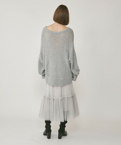 GRACE CONTINENTAL / グレースコンチネンタル ロング・マキシ丈スカート | ラメチュールギャザースカート | 詳細3