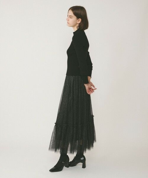 GRACE CONTINENTAL / グレースコンチネンタル ロング・マキシ丈スカート | ラメチュールギャザースカート | 詳細13