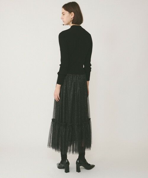 GRACE CONTINENTAL / グレースコンチネンタル ロング・マキシ丈スカート | ラメチュールギャザースカート | 詳細17