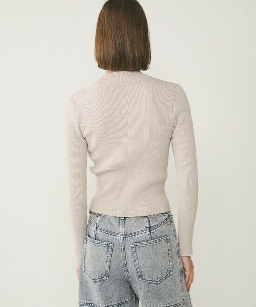 GRACE CONTINENTAL / グレースコンチネンタル ニット・セーター | リブニットzipトップ | 詳細4