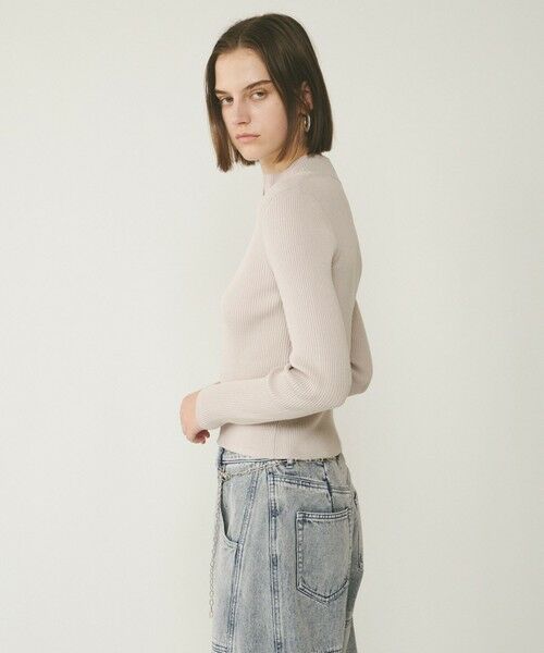 GRACE CONTINENTAL / グレースコンチネンタル ニット・セーター | リブニットzipトップ | 詳細5