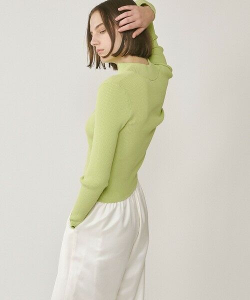 GRACE CONTINENTAL / グレースコンチネンタル ニット・セーター | リブニットzipトップ | 詳細9