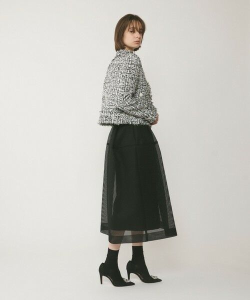 GRACE CONTINENTAL / グレースコンチネンタル ノーカラージャケット | フリンジツイードジャケット | 詳細16