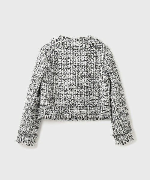 GRACE CONTINENTAL / グレースコンチネンタル ノーカラージャケット | フリンジツイードジャケット | 詳細18