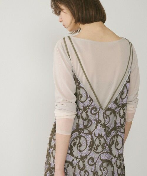 GRACE CONTINENTAL / グレースコンチネンタル ロング・マキシ丈ワンピース | レースキャミロングワンピース | 詳細10