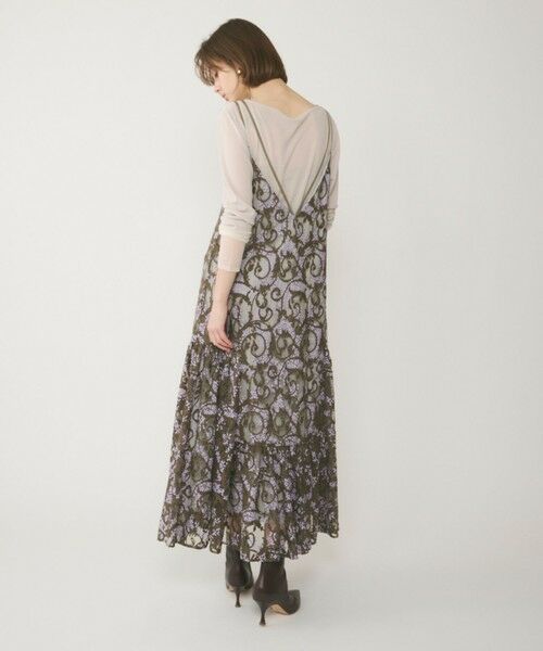 GRACE CONTINENTAL / グレースコンチネンタル ロング・マキシ丈ワンピース | レースキャミロングワンピース | 詳細8