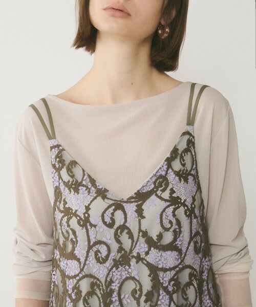 GRACE CONTINENTAL / グレースコンチネンタル ロング・マキシ丈ワンピース | レースキャミロングワンピース | 詳細9