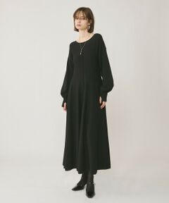 GRACE CONTINENTAL / グレースコンチネンタル ロング・マキシ丈ワンピース | バックオープンニットワンピース