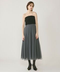 GRACE CONTINENTAL / グレースコンチネンタル ドレス | シャーリングベアドレス