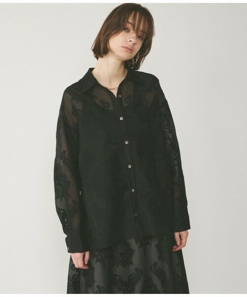 GRACE CONTINENTAL / グレースコンチネンタル シャツ・ブラウス | オーナメントオーバーシャツ | 詳細8