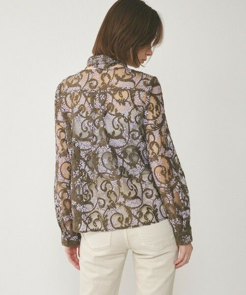 GRACE CONTINENTAL / グレースコンチネンタル シャツ・ブラウス | ボウタイ付レースブラウス | 詳細8