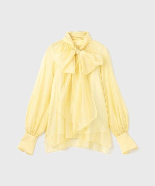 グレースコンチネンタル　シアーボウタイブラウス シアーボウタイブラウス / GRACE CONTINENTAL | GRACE