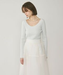 GRACE CONTINENTAL / グレースコンチネンタル ニット・セーター | ハイゲージラメニットトップ