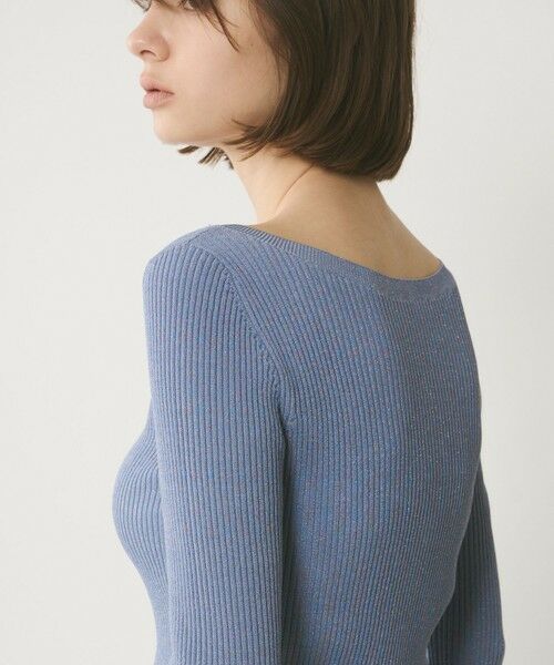 GRACE CONTINENTAL / グレースコンチネンタル ニット・セーター | ハイゲージラメニットトップ | 詳細3