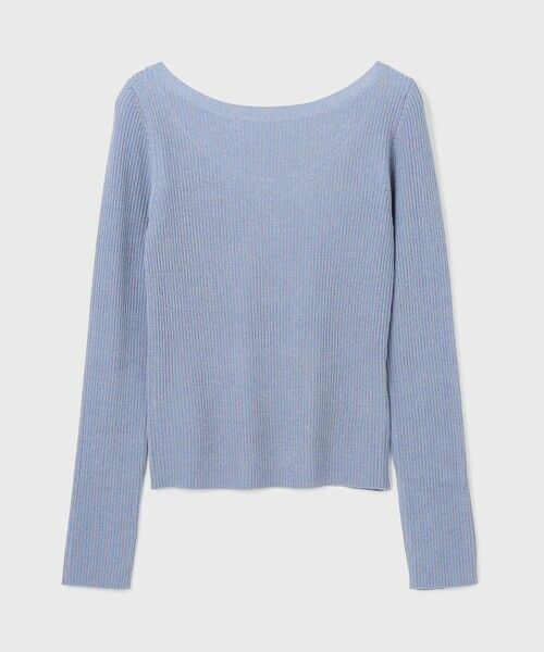 GRACE CONTINENTAL / グレースコンチネンタル ニット・セーター | ハイゲージラメニットトップ | 詳細6