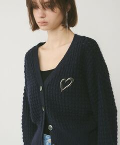 GRACE CONTINENTAL / グレースコンチネンタル ニット・セーター | ワッフルショートニットカーディガン