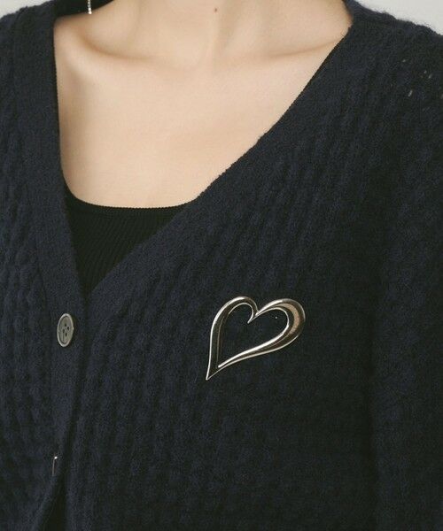 GRACE CONTINENTAL / グレースコンチネンタル ブローチ・コサージュ | ハートチャンキーブローチ | 詳細5