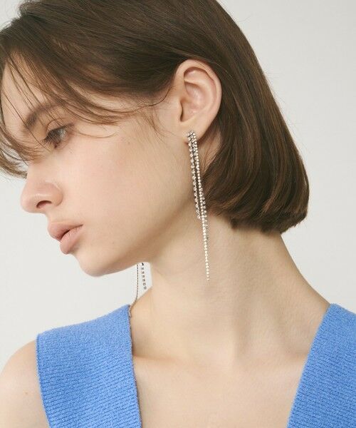 GRACE CONTINENTAL / グレースコンチネンタル ピアス・イヤリング | ビジューチェーンピアス | 詳細3