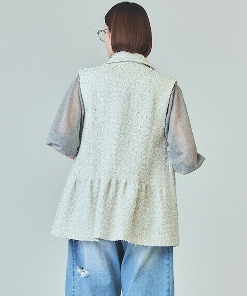 GRACE CONTINENTAL / グレースコンチネンタル ベスト | ツイードカバーオールジレ | 詳細3