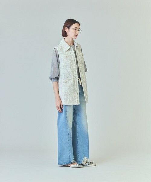 GRACE CONTINENTAL / グレースコンチネンタル ベスト | ツイードカバーオールジレ | 詳細5