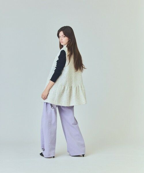 GRACE CONTINENTAL / グレースコンチネンタル ベスト | ツイードカバーオールジレ | 詳細6