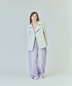 GRACE CONTINENTAL / グレースコンチネンタル ピーコート | ラムレザーＰコート