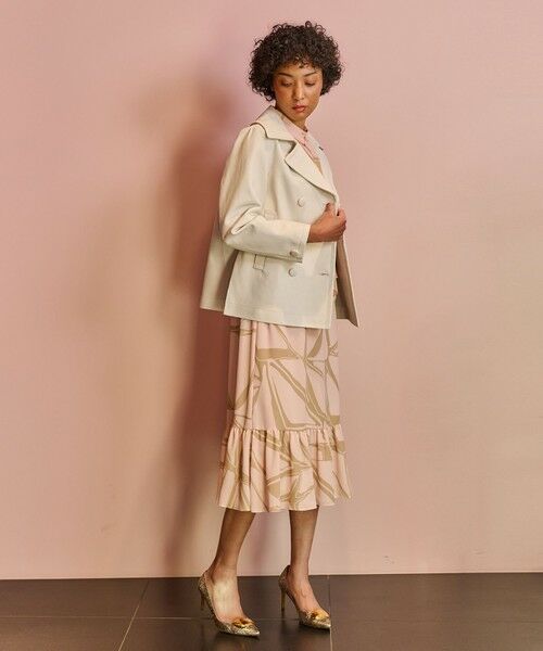 GRACE CONTINENTAL / グレースコンチネンタル ピーコート | ラムレザーPコート | 詳細12