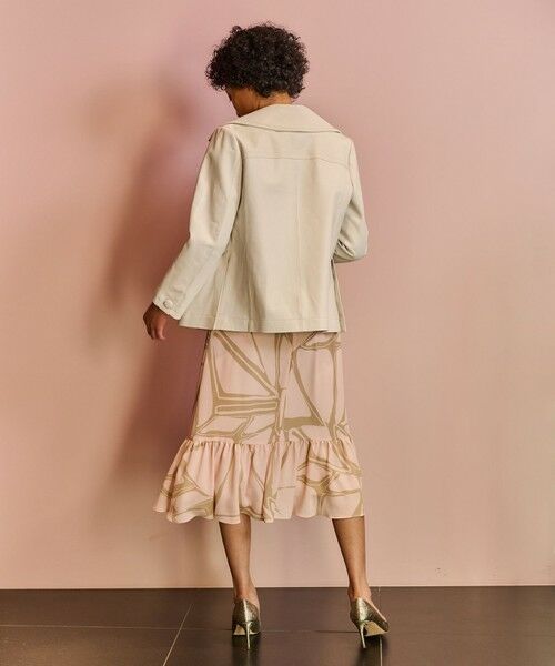 GRACE CONTINENTAL / グレースコンチネンタル ピーコート | ラムレザーPコート | 詳細13