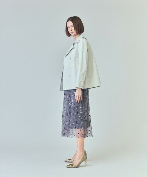 GRACE CONTINENTAL / グレースコンチネンタル ピーコート | ラムレザーPコート | 詳細4