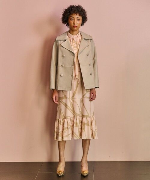 GRACE CONTINENTAL / グレースコンチネンタル ピーコート | ラムレザーPコート | 詳細22