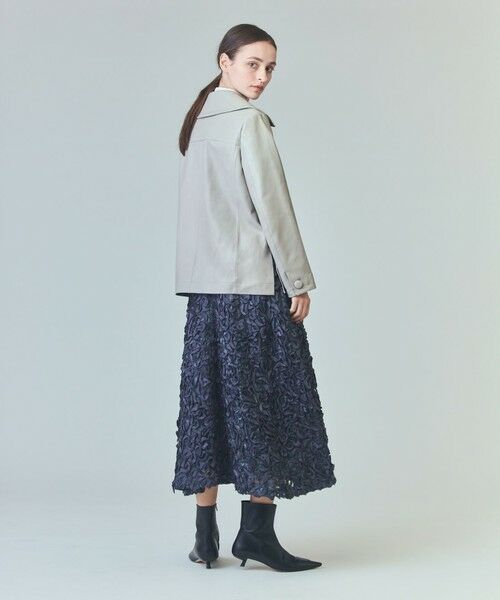 GRACE CONTINENTAL / グレースコンチネンタル ピーコート | ラムレザーPコート | 詳細17