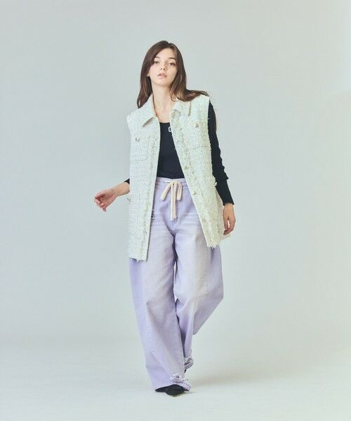 GRACE CONTINENTAL / グレースコンチネンタル デニムパンツ | ドロストウエストデニムパンツ | 詳細2