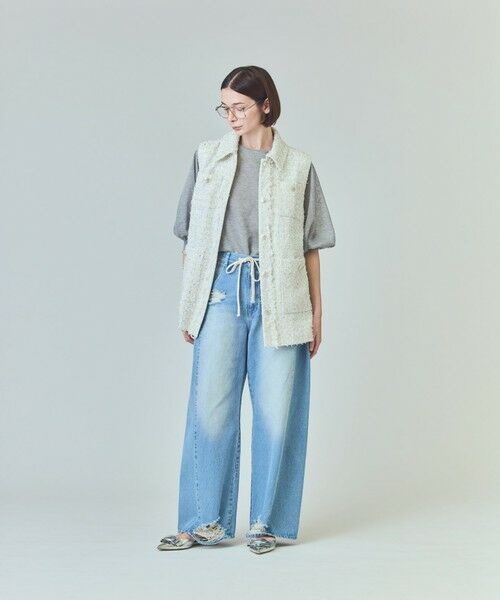 GRACE CONTINENTAL / グレースコンチネンタル デニムパンツ | ドロストウエストデニムパンツ | 詳細7