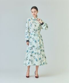 GRACE CONTINENTAL / グレースコンチネンタル ロング・マキシ丈スカート | トランププリントラップスカート