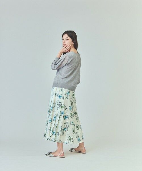 GRACE CONTINENTAL / グレースコンチネンタル ロング・マキシ丈スカート | トランププリントラップスカート | 詳細3