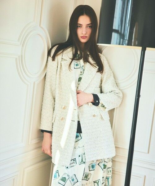 GRACE CONTINENTAL / グレースコンチネンタル ロング・マキシ丈スカート | トランププリントラップスカート | 詳細4