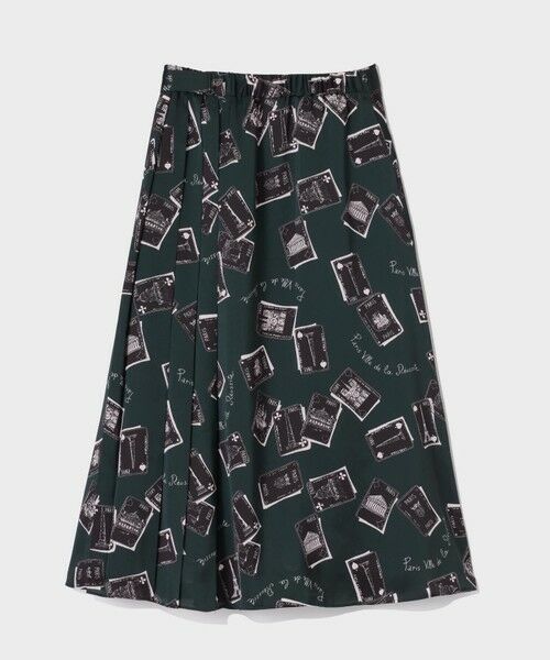 GRACE CONTINENTAL / グレースコンチネンタル ロング・マキシ丈スカート | トランププリントラップスカート | 詳細10