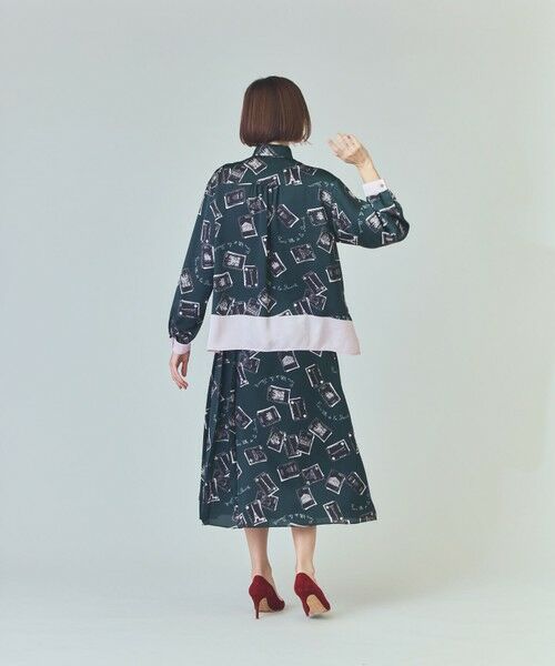 GRACE CONTINENTAL / グレースコンチネンタル ロング・マキシ丈スカート | トランププリントラップスカート | 詳細8