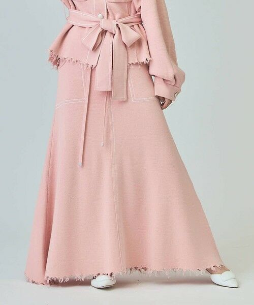 GRACE CONTINENTAL / グレースコンチネンタル ロング・マキシ丈スカート | ミラノリブロングスカート | 詳細8