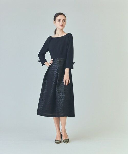 GRACE CONTINENTAL/グレースコンチネンタル スパングルワンピース ブラック 36 GRACE CONTINENTAL/グレースコンチネンタル スパングルワンピース ブラック 36