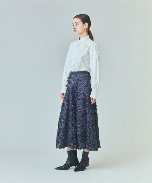 GRACE CONTINENTAL / グレースコンチネンタル シャツ・ブラウス | コサージュドレスシャツ | 詳細1