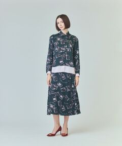 GRACE CONTINENTAL / グレースコンチネンタル シャツ・ブラウス | トランププリントブラウス