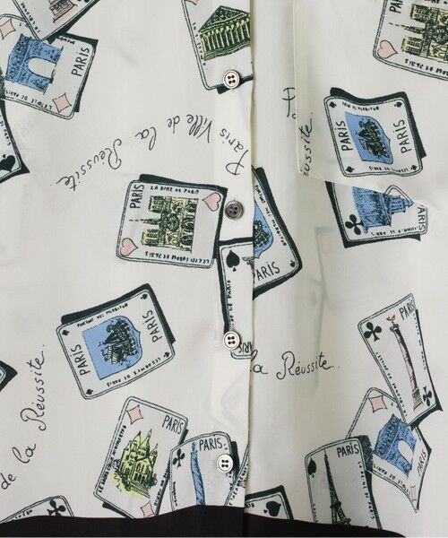 GRACE CONTINENTAL / グレースコンチネンタル シャツ・ブラウス | トランププリントブラウス | 詳細8