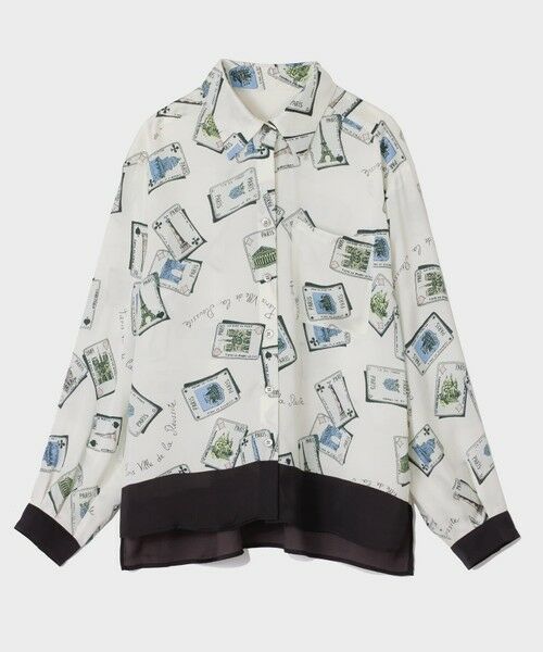 GRACE CONTINENTAL / グレースコンチネンタル シャツ・ブラウス | トランププリントブラウス | 詳細6
