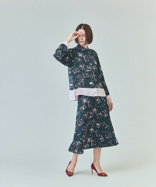 GRACE CONTINENTAL / グレースコンチネンタル シャツ・ブラウス | トランププリントブラウス | 詳細9